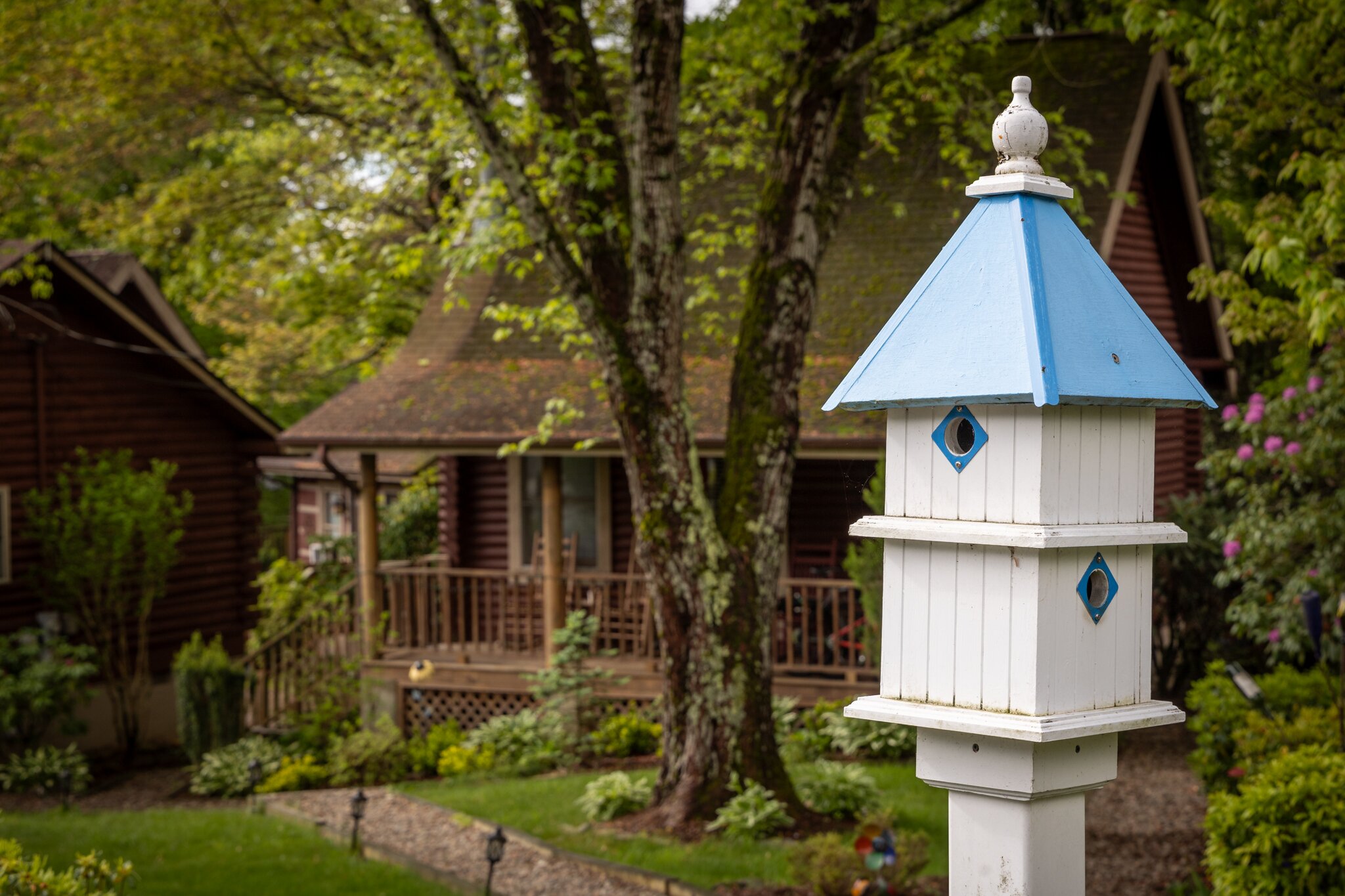 Mountainaire Inn and Log Cabins-浴室
