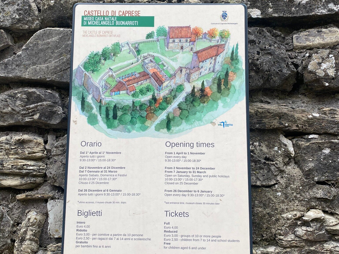 Museo casa natale di Michelangelo Buonarroti-Caprese Michelangelo必去景点