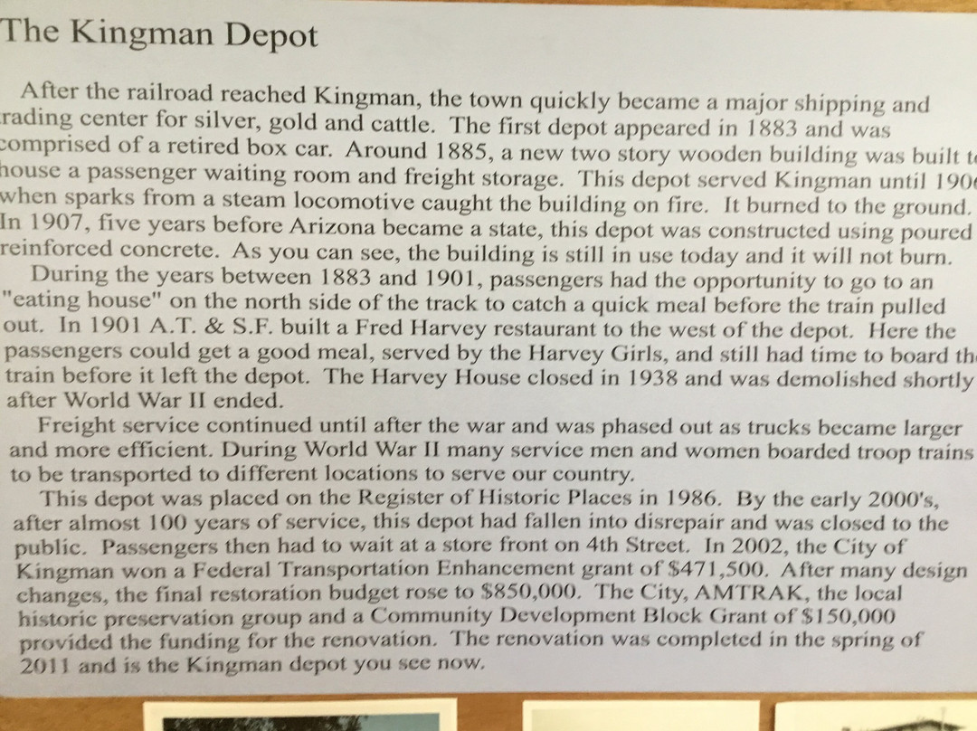 Kingman Railroad Museum-金曼必去景点