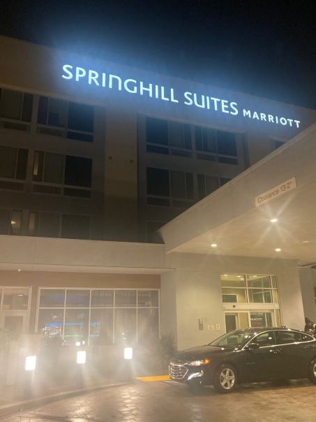 贝尔蒙特红木海岸SpringHill Suites酒店-浴室