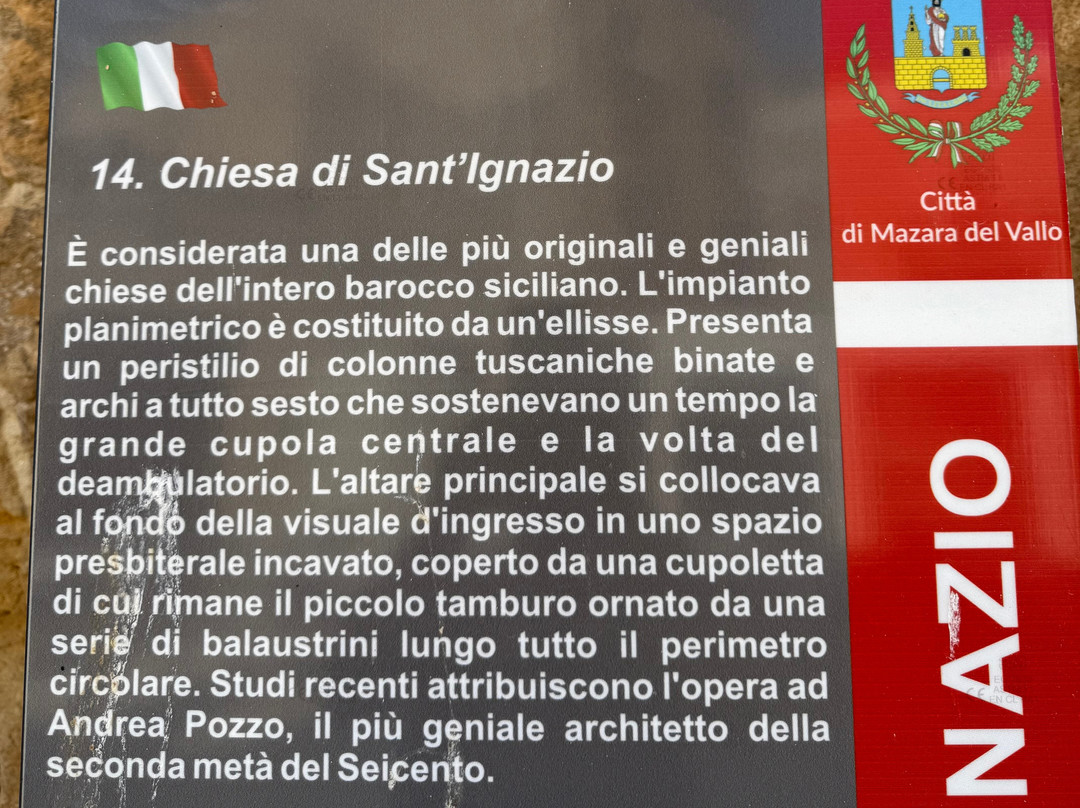 Ex Chiesa di Sant'Ignazio-马扎拉－德尔瓦洛必去景点