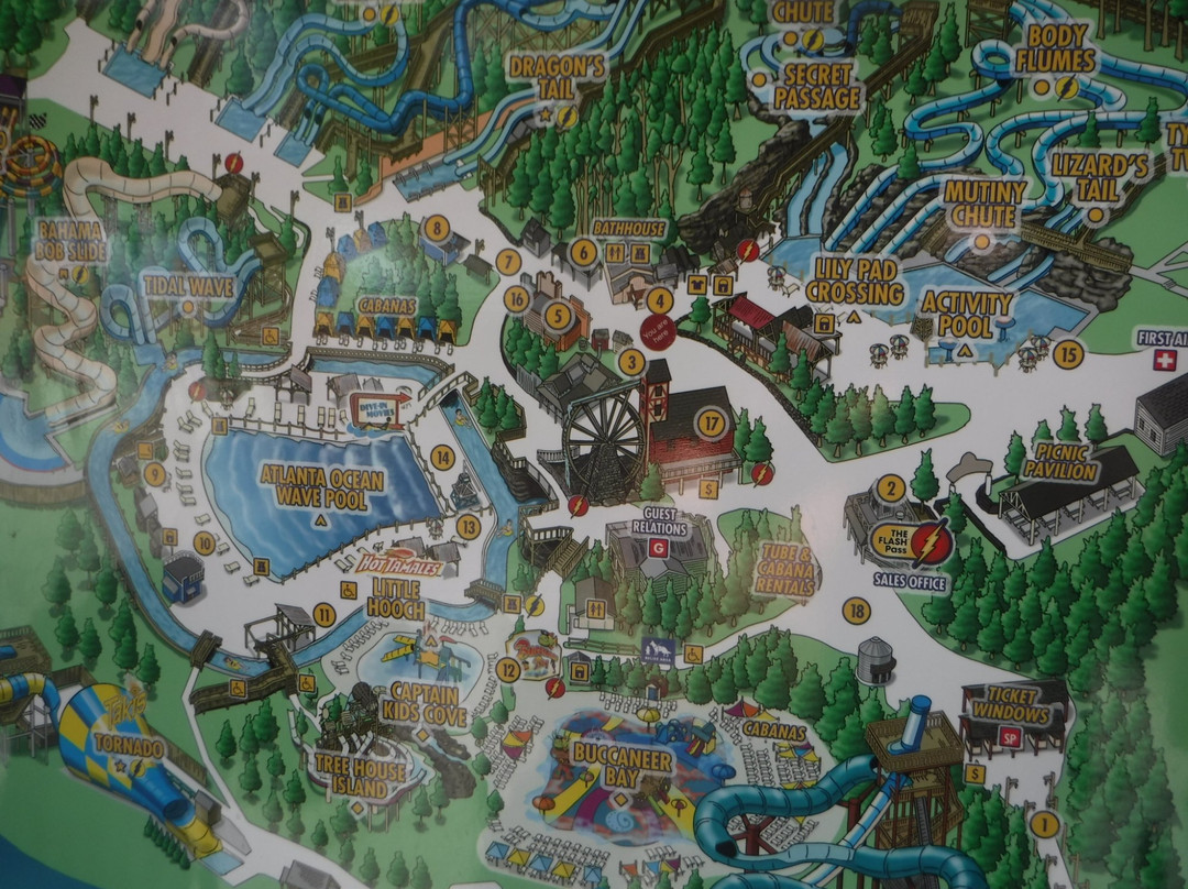 玛丽埃塔旅游景点-Six Flags White Water