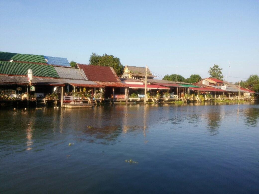 挽坤弟旅游景点-Bangnoi Floating Market