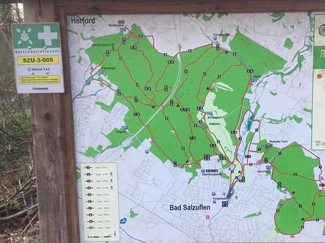 Stadtforst Obernberg Wanderweg景点图片