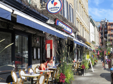 小香普兰街-魁北克市必去景点