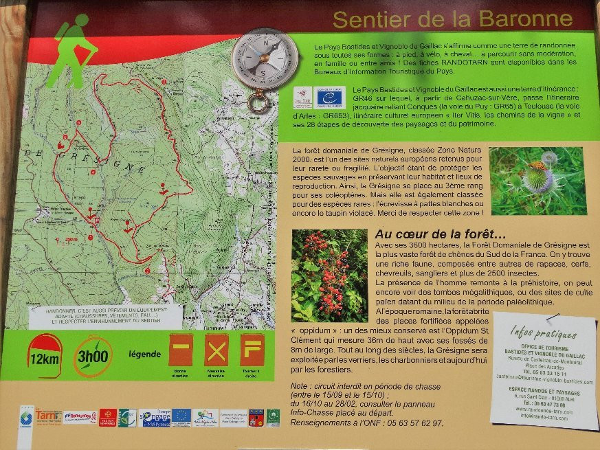 Forêt Domaniale de la Grésigne-Castelnau-de-Montmiral必去景点