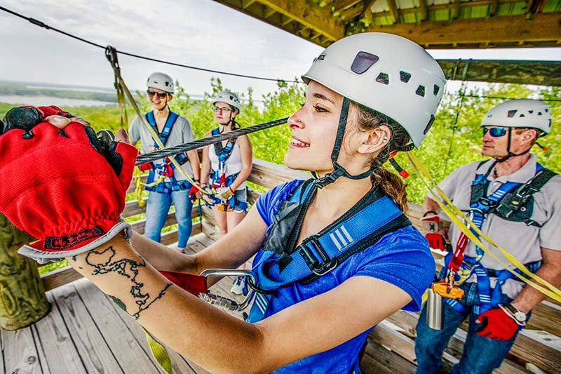 Brainerd Zip Line Tour-Nisswa必去景点