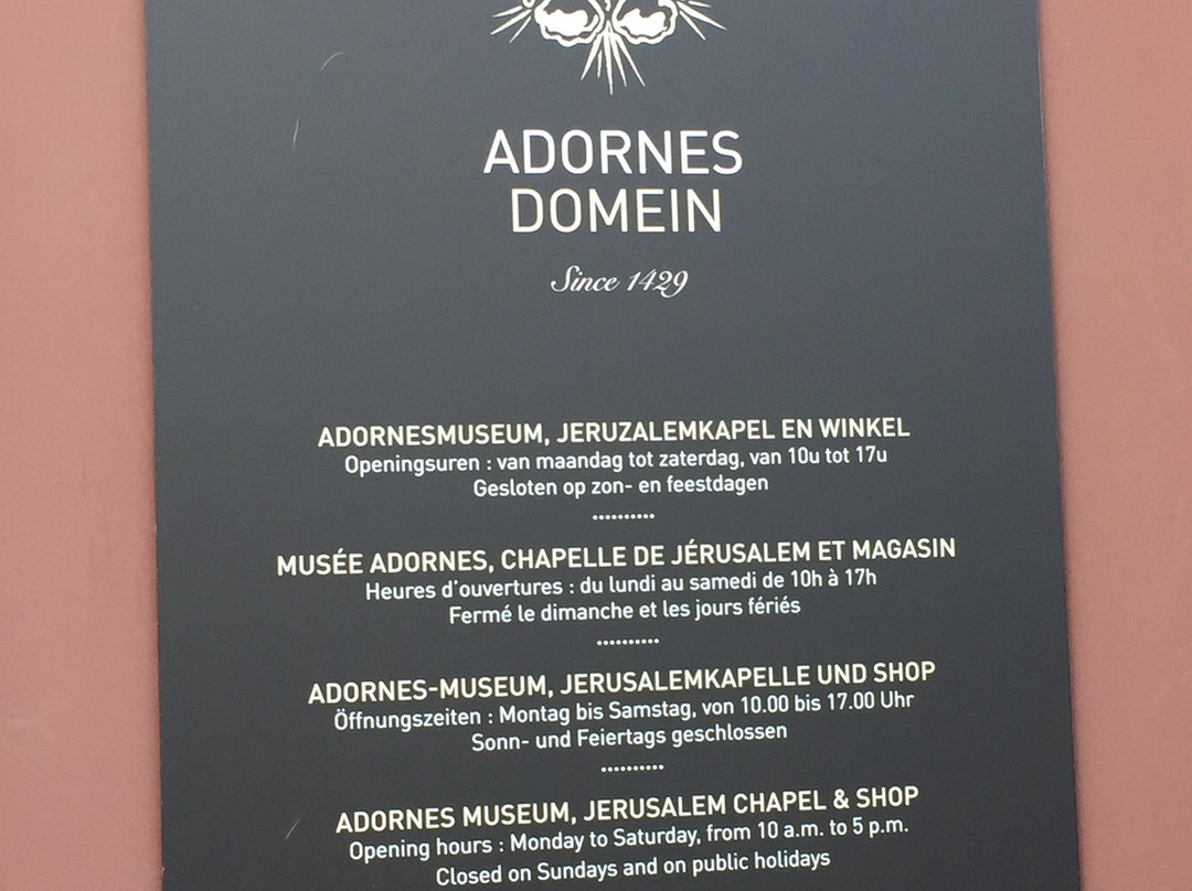 Adornes Estate & Jerusalem Chapel-布鲁日必去景点