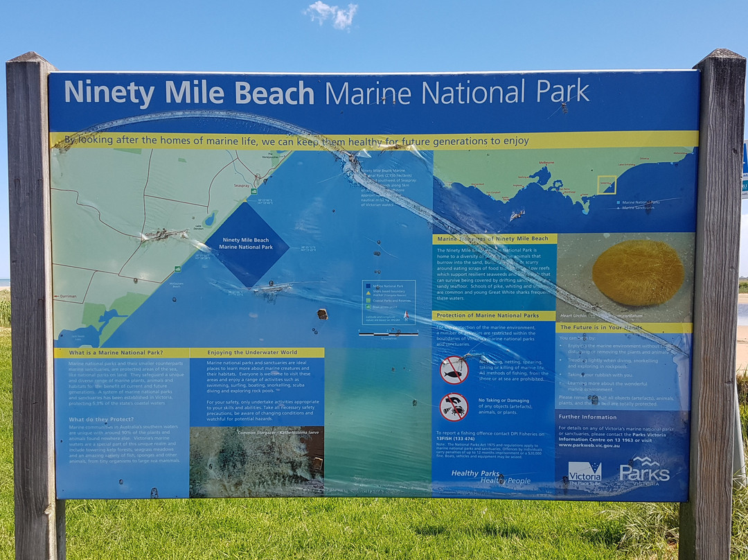 Ninety Mile Beach Marine National Park-维多利亚必去景点