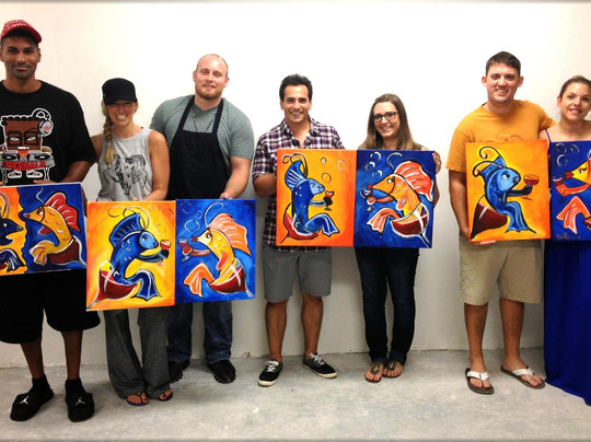 Painting with a Twist-劳德代尔堡必去景点