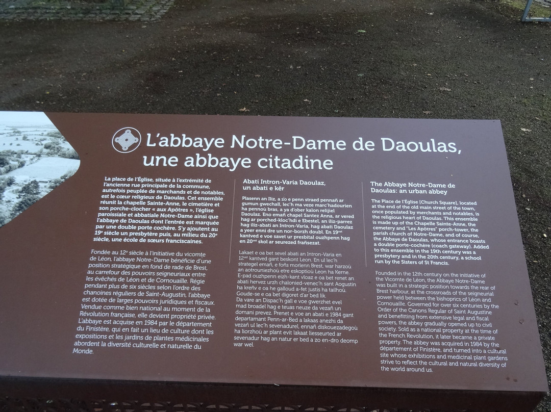 Abbaye De Daoulas-Daoulas必去景点