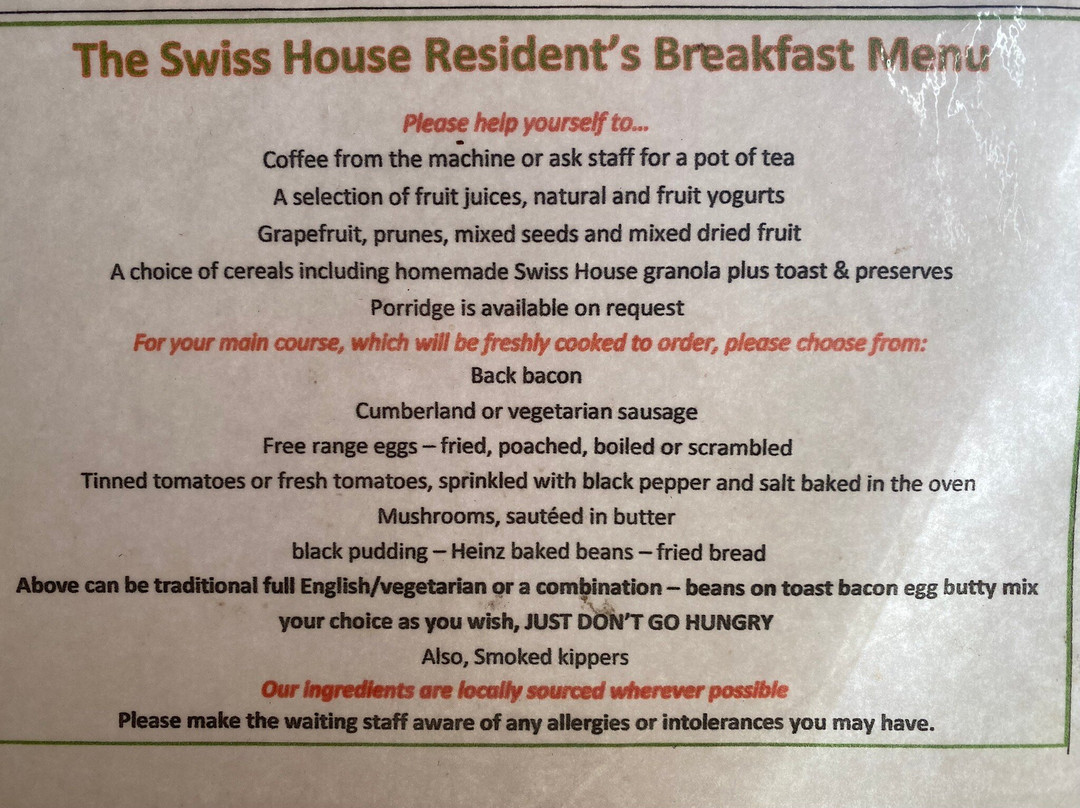 Swiss House B&B主图