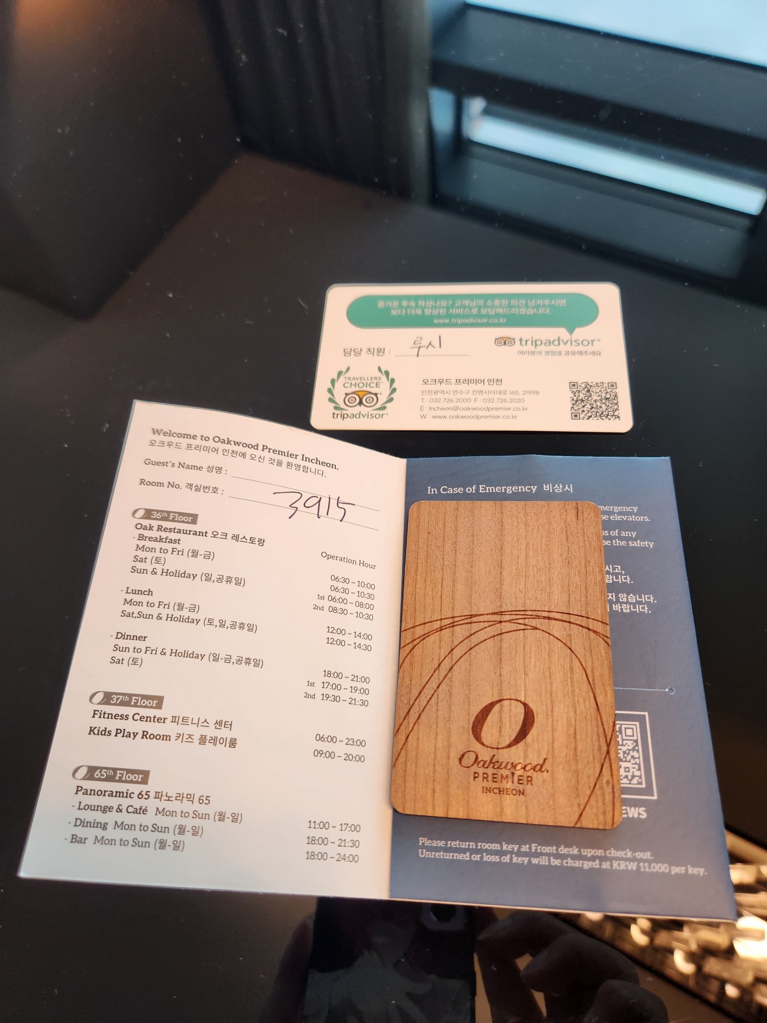 仁川奥克伍德豪景酒店-客卧