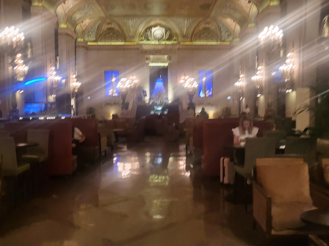 Palmer House Hilton Historic Lobby-芝加哥必去景点
