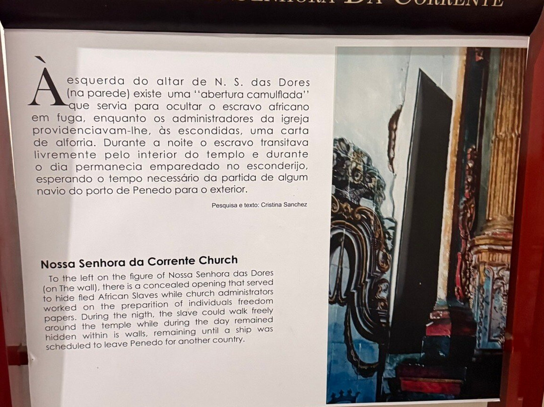 N S da Corrente Church-Penedo必去景点