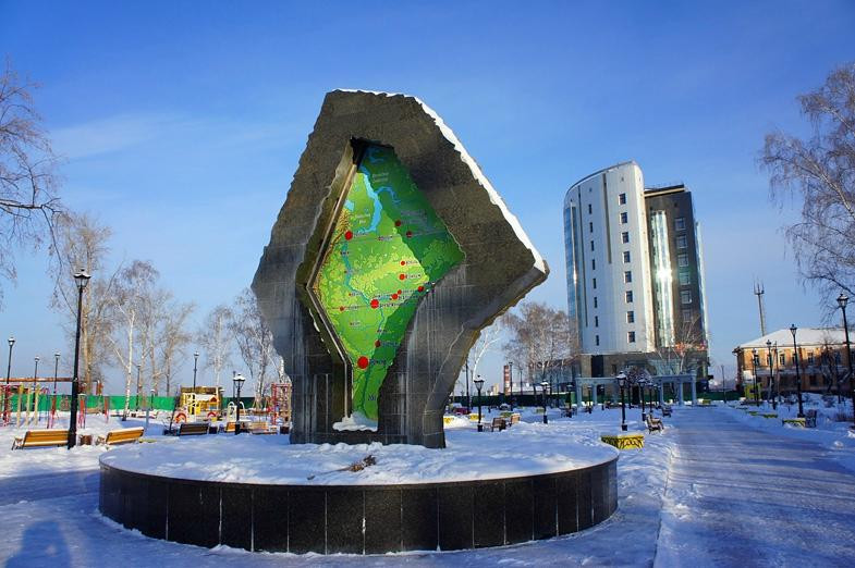 Fontain-Monument to Tyumen Oblast