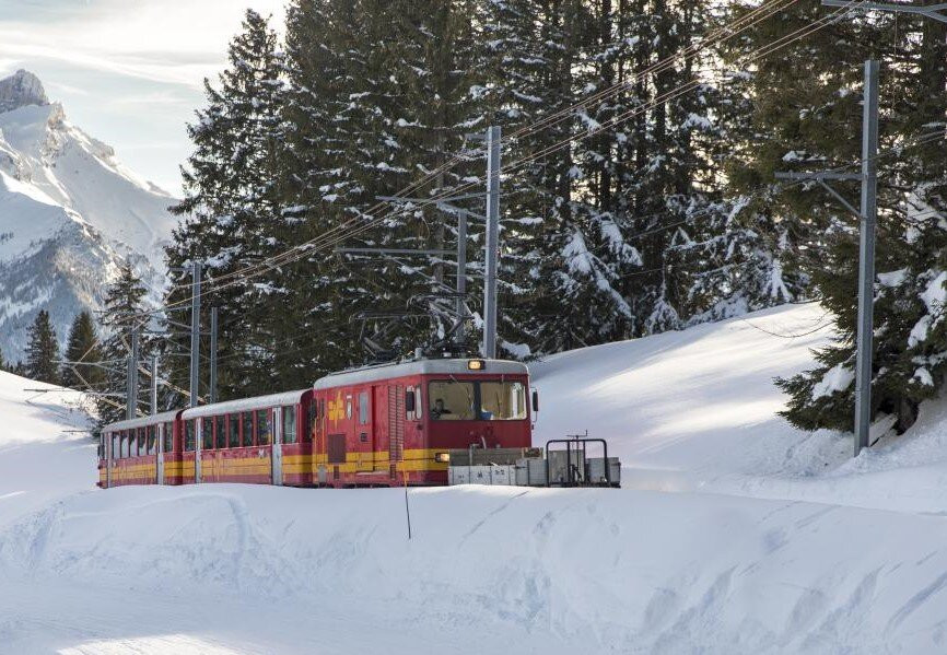 Train Bex - Villars - Bretaye-埃格勒必去景点