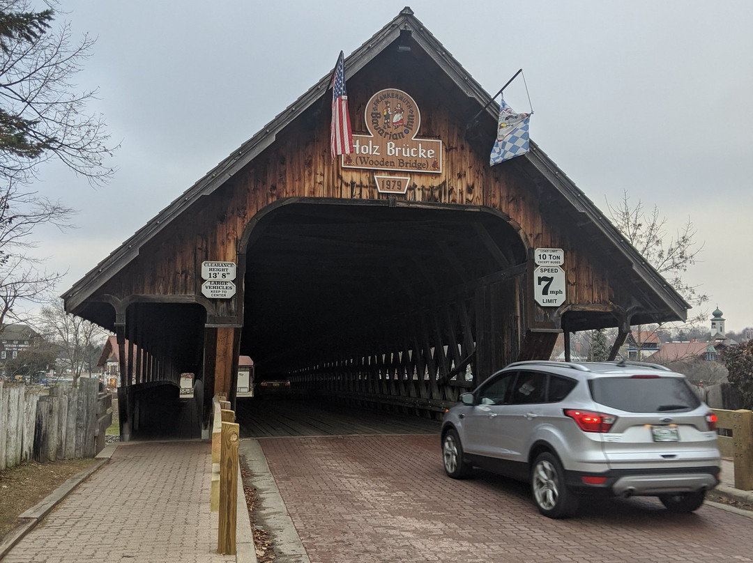 Bavarian Inn Holz Brucke Covered Bridge景点图片