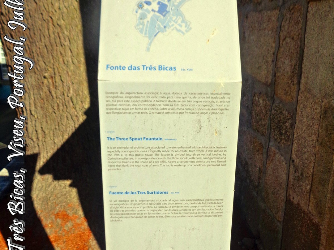 Fonte das Tres Bicas-维塞乌必去景点