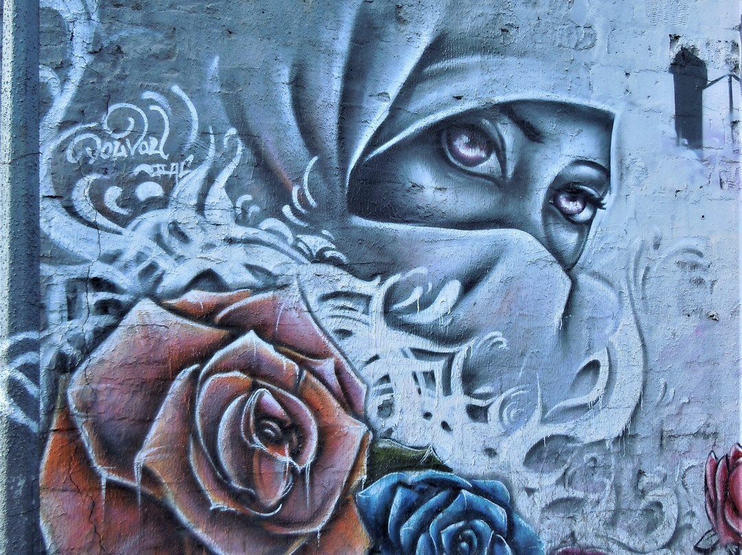 Fresque Les murs renverses deviennent des ponts-圣旺必去景点