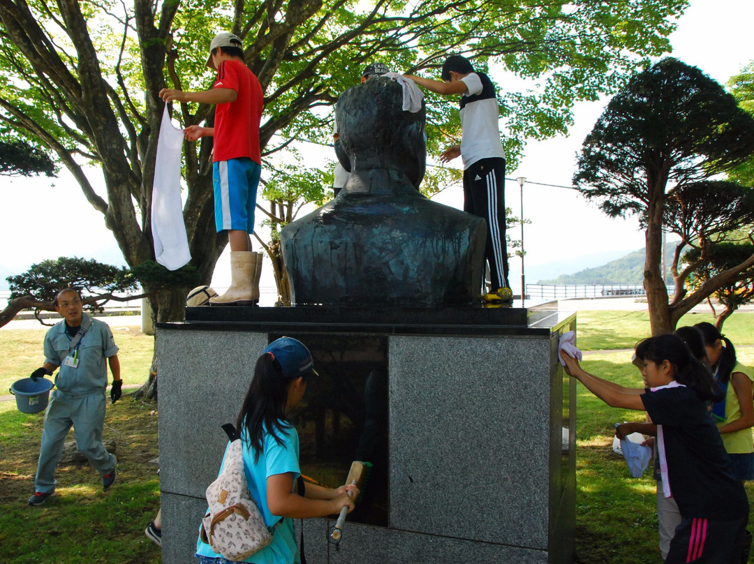 Okubo Jinnojo Monument-洞爷湖町必去景点