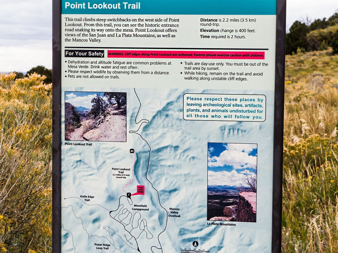 Point Lookout Trail-梅萨维德国家公园必去景点