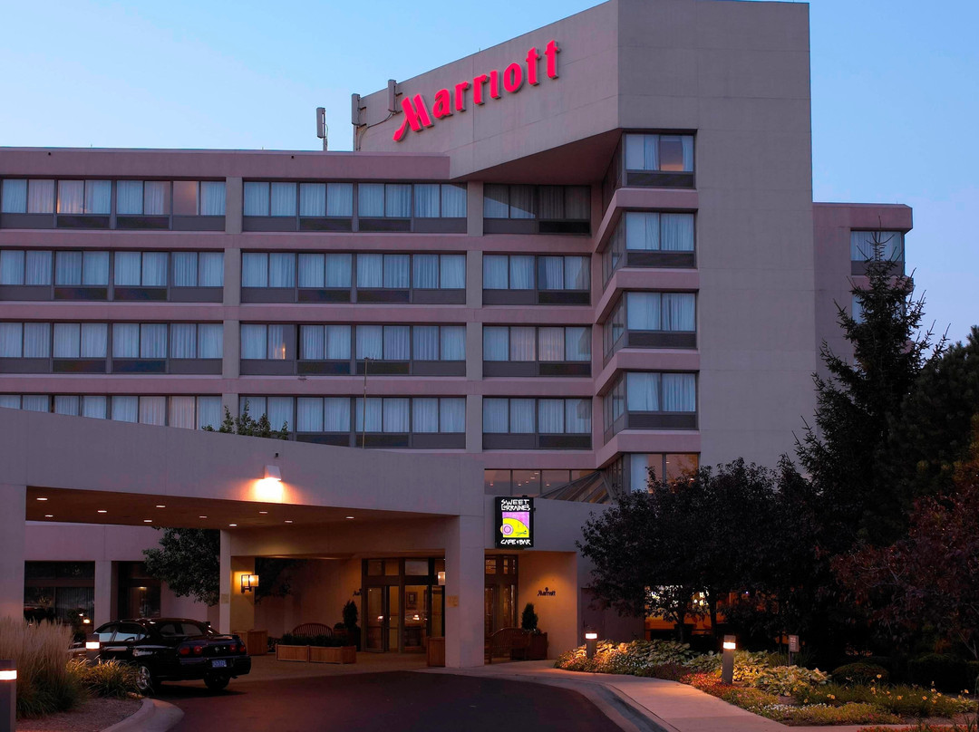 利沃尼亚酒店住宿-底特律利沃尼亚万豪酒店