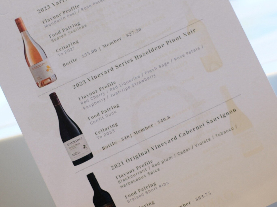 Oakridge Wines-科尔德斯特里姆必去景点