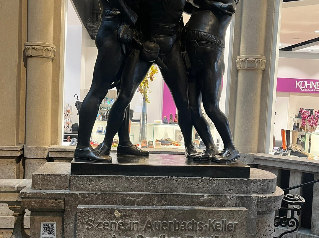 Statue of Mephisto and Faust-莱比锡必去景点