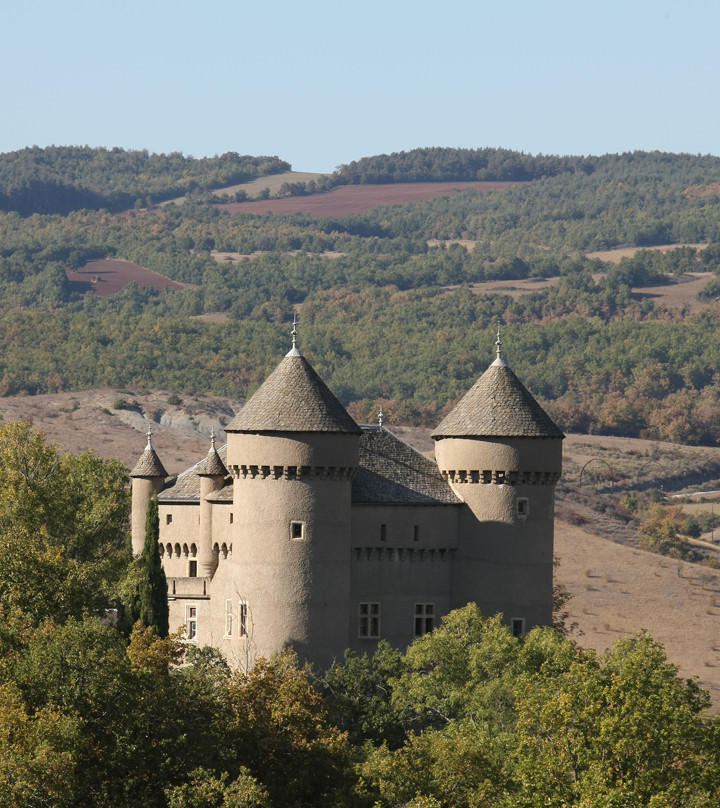 Compeyre酒店住宿-Chateau de Lugagnac