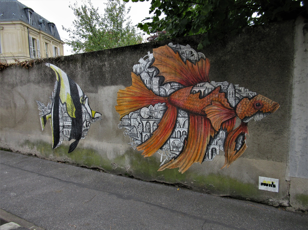 Fresque "Ballet de poissons-3"景点图片