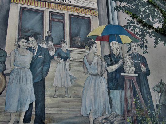 Fresque "Fête Au Village"-Florange必去景点