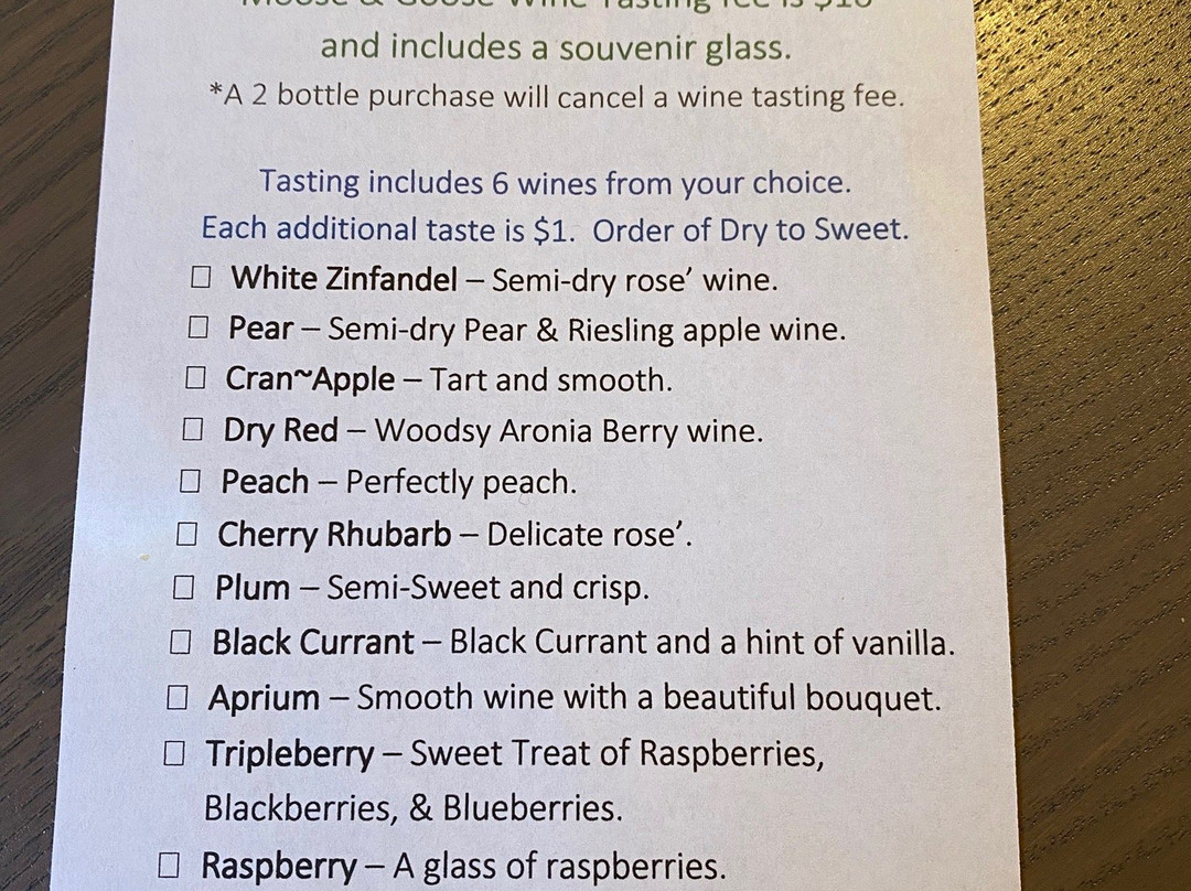 Moose & Goose Winery景点图片
