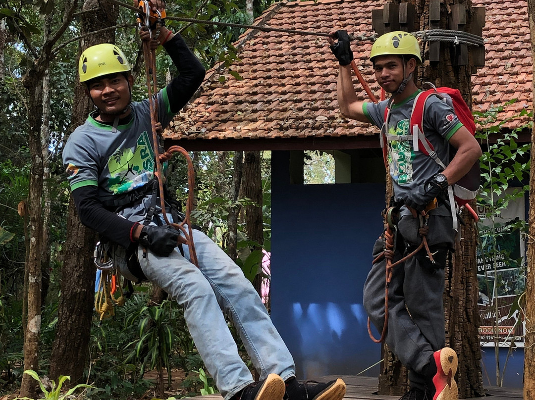 Mayura Zipline at Waterfall-森莫诺隆必去景点