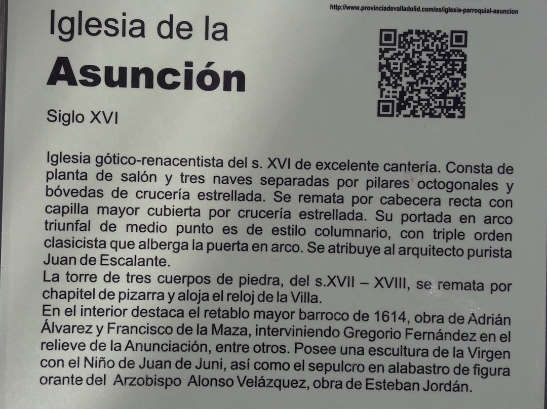 Iglesia Parroquial de la Asuncion-Tudela de Duero必去景点