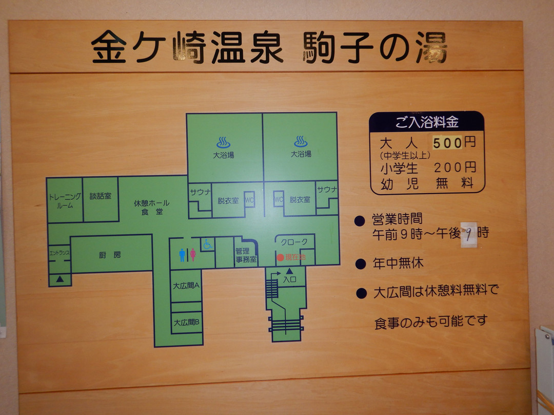 Kanagasaki Onsen Komako-no-Yu-金崎町必去景点