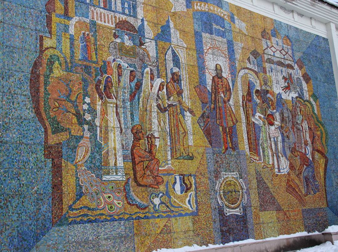 Mosaic Afanasiy Nikitin-特维尔必去景点