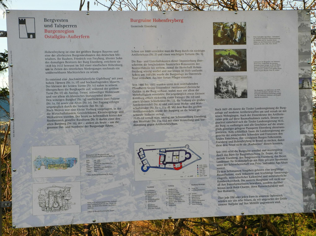 Burgruine Hohenfreyberg景点图片