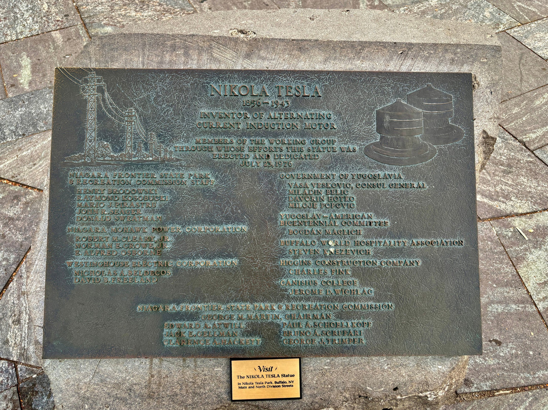 Nikola Tesla Monument-尼亚加拉大瀑布必去景点