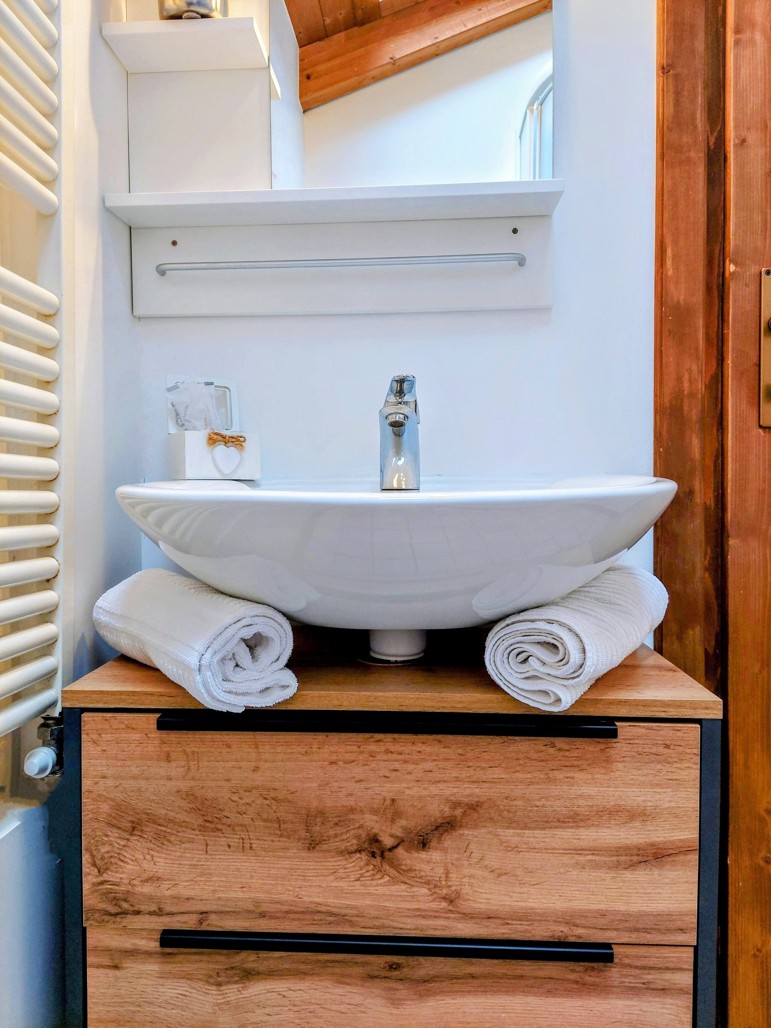 Bed & Breakfast La Genzianella-浴室
