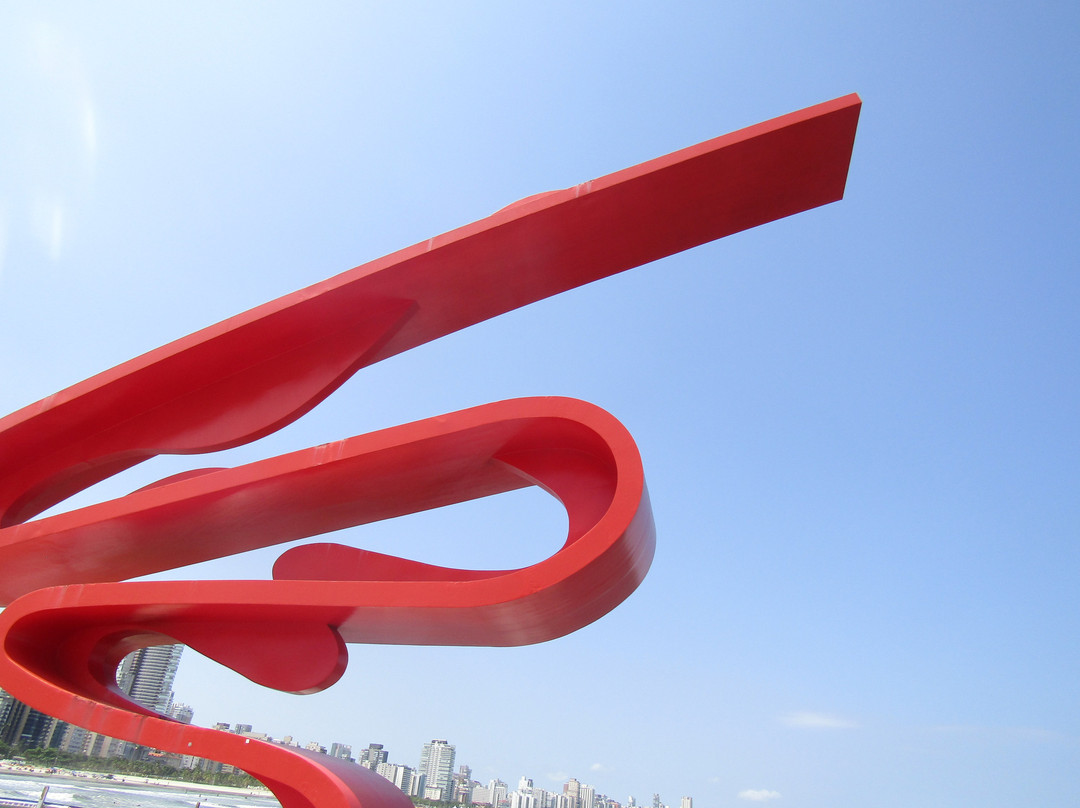 Escultura Tomie Ohtake-桑托斯必去景点