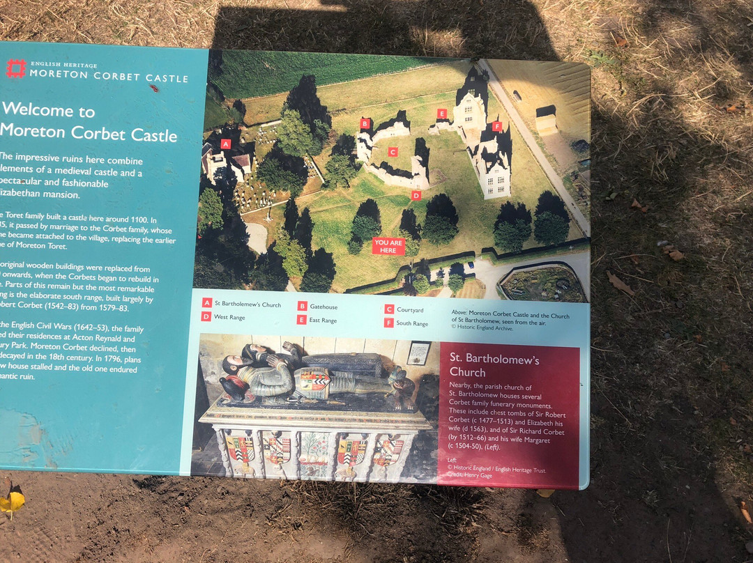 Moreton Corbet Castle-Stanton Upon Hine Heath必去景点