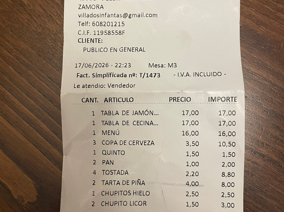 Villas Dos Infantas Restaurant