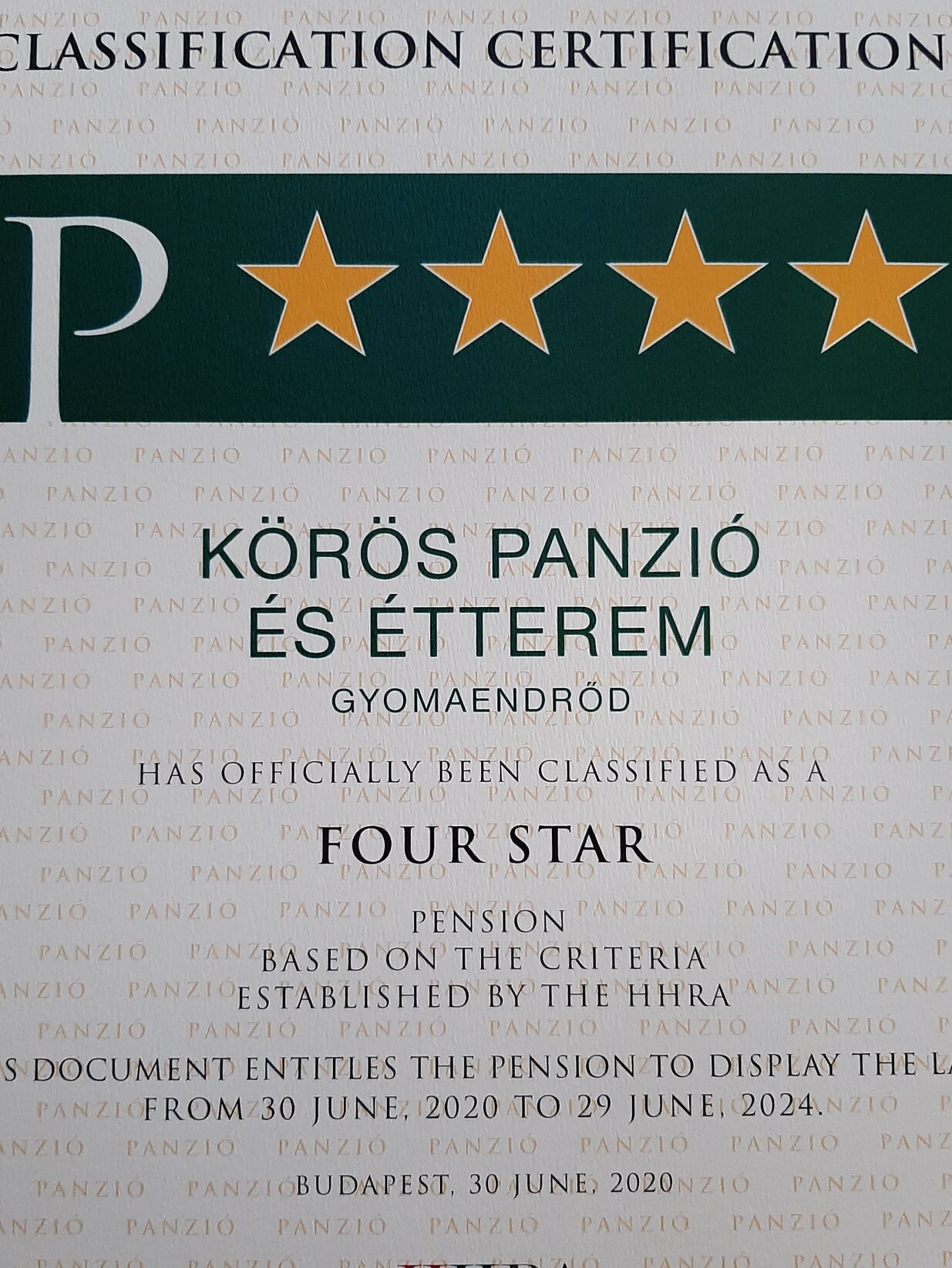Koros Panzio es Etterem-官方