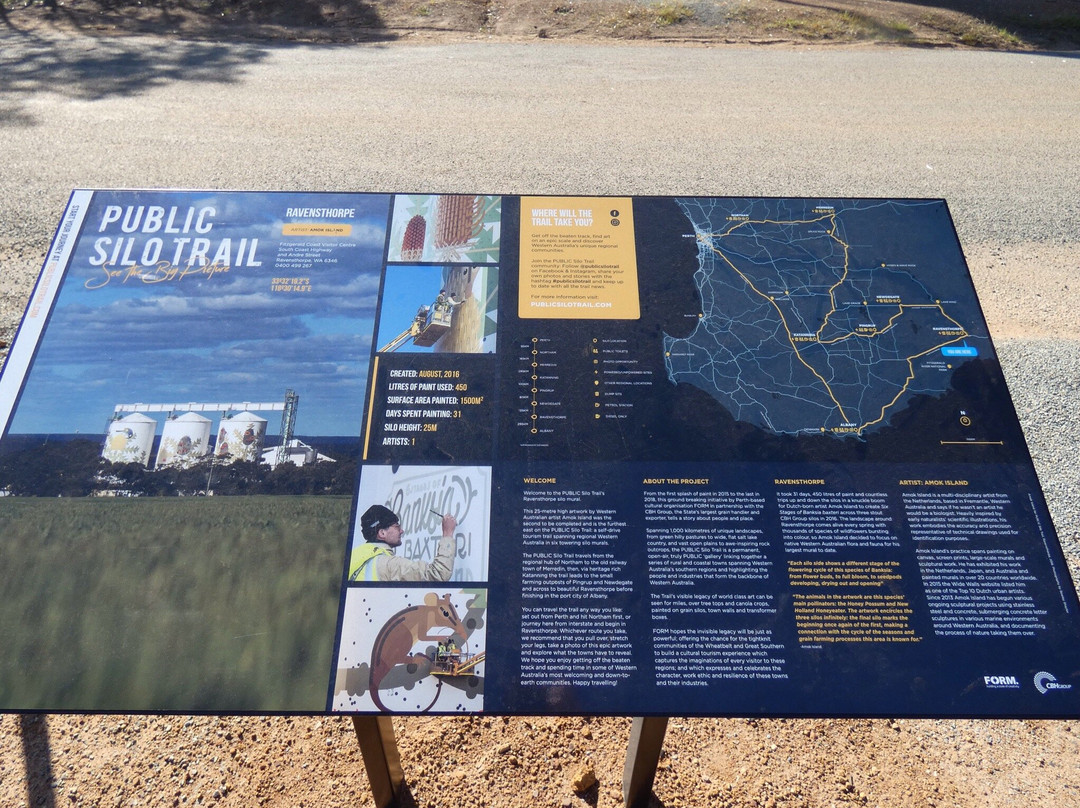Ravensthorpe Silo Art-Ravensthorpe必去景点