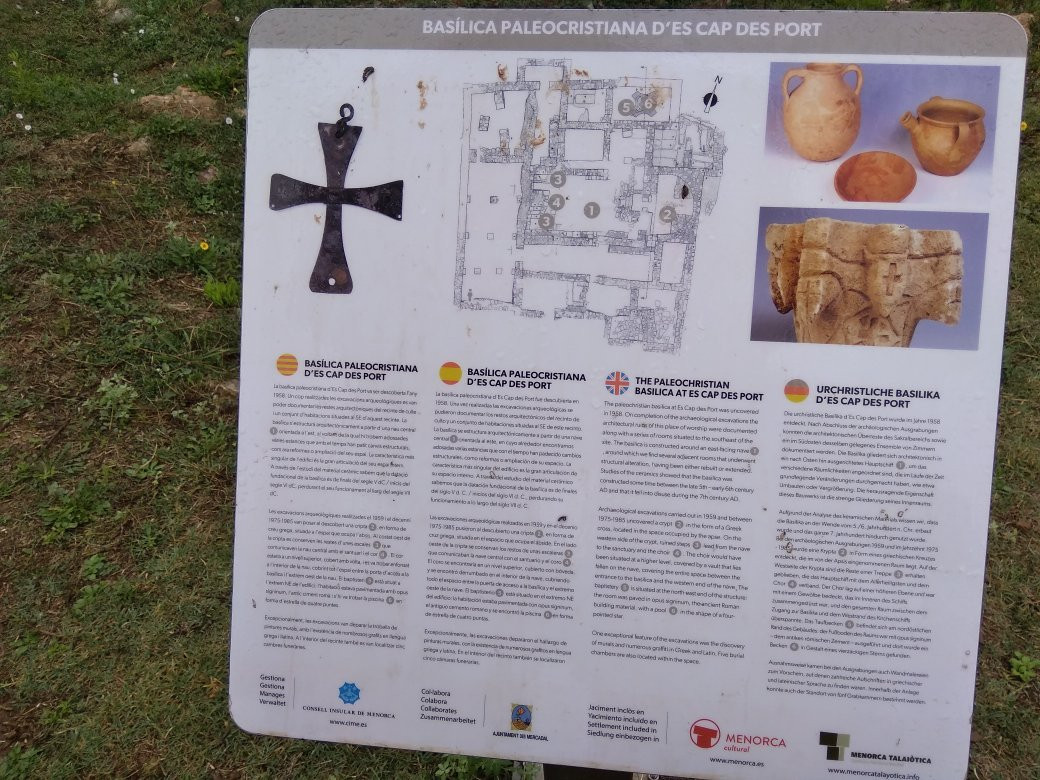 Son Parc旅游景点-Basilica paleocristiana des cap d'es port