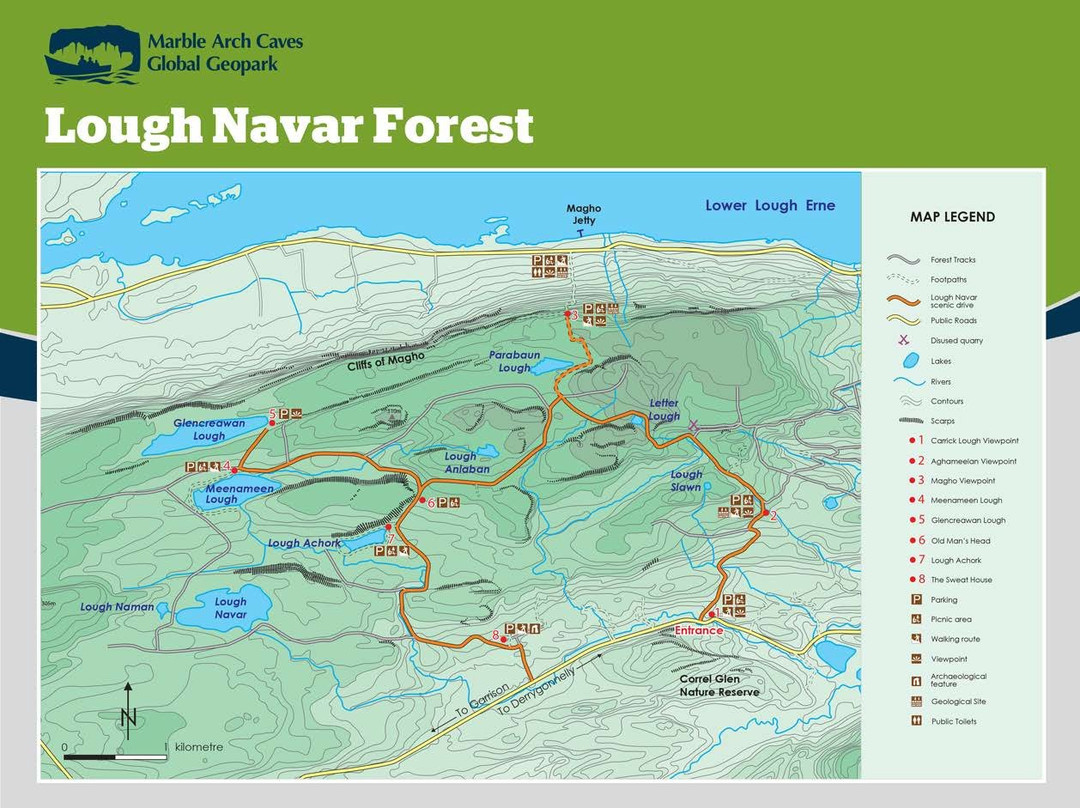 Lough Navar Forest Viewpoint景点图片