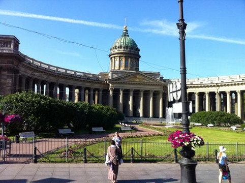 喀山圣母大教堂 (Kazansky Sobor)-圣彼得堡必去景点