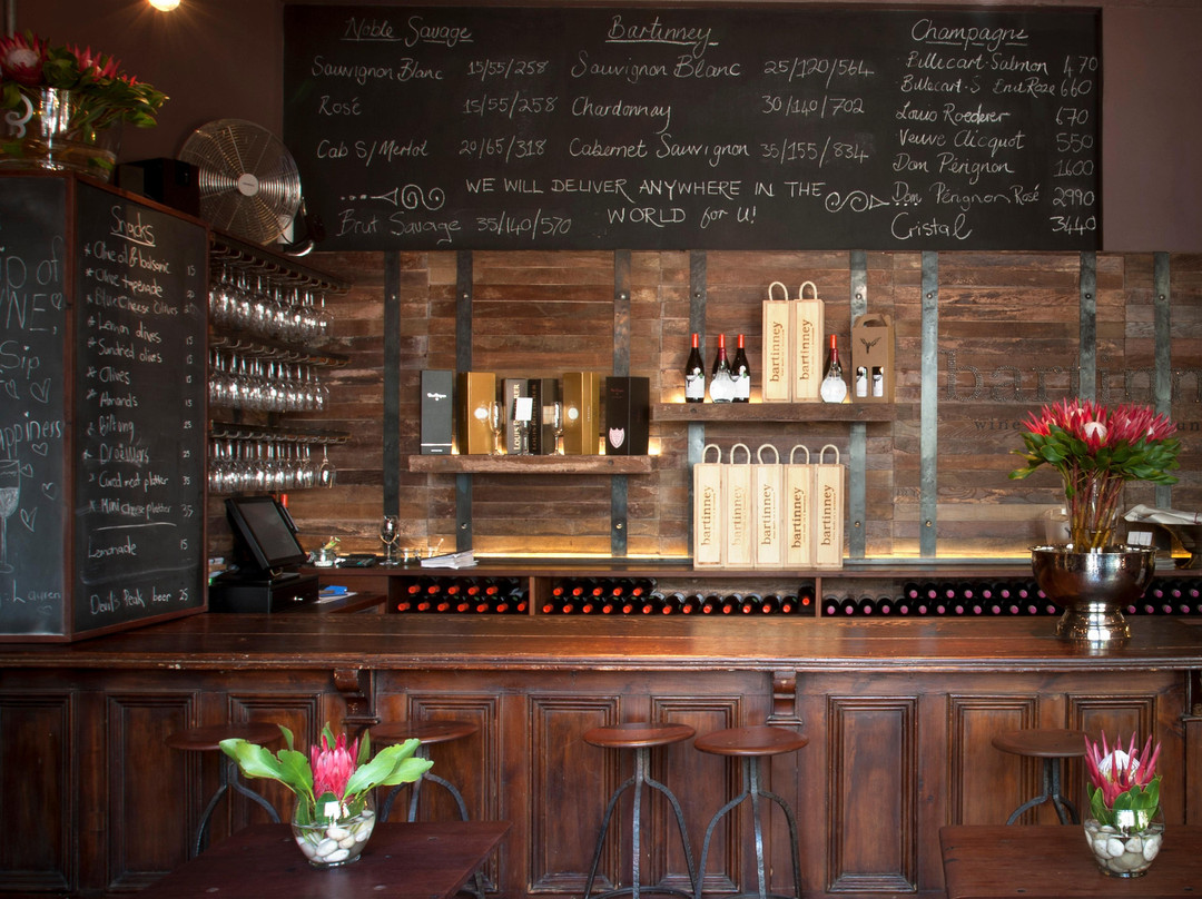 Bartinney Wine and Champagne Bar Stellenbosch