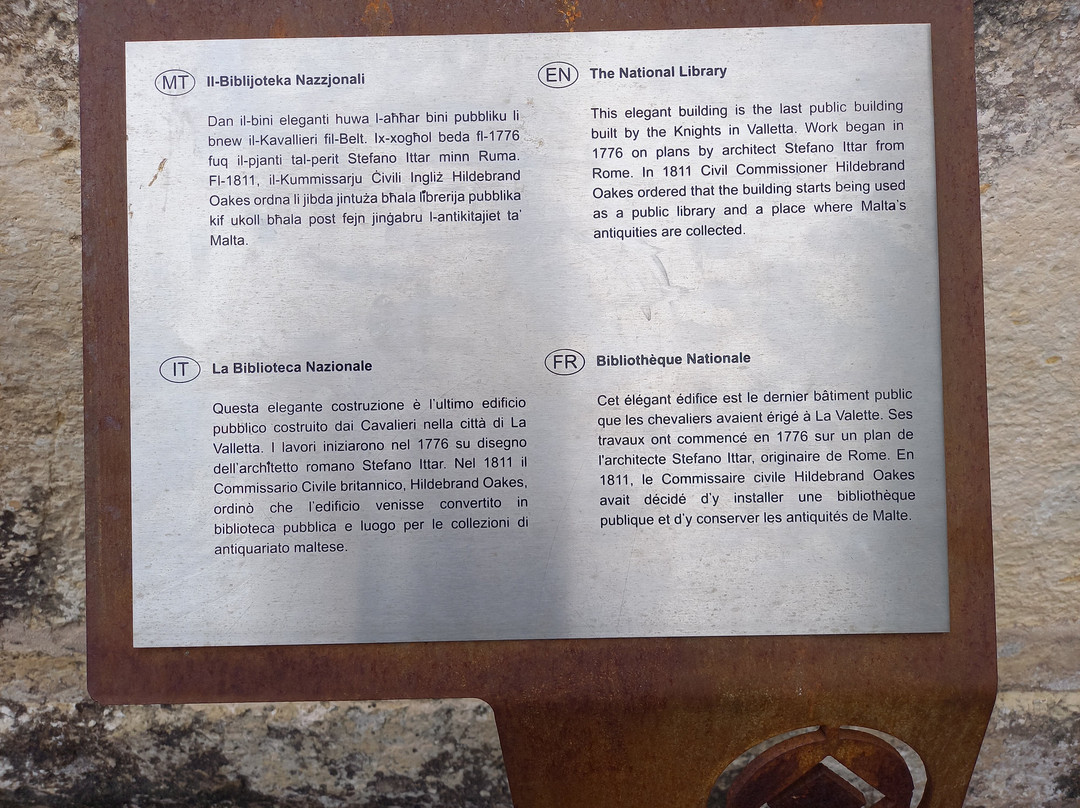 National Library of Malta-瓦莱塔必去景点